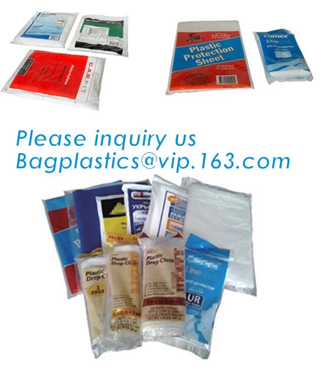 Hdpe Plastic Painter'S Drop Cloth,Disposable Protective Painter Ldpe ...