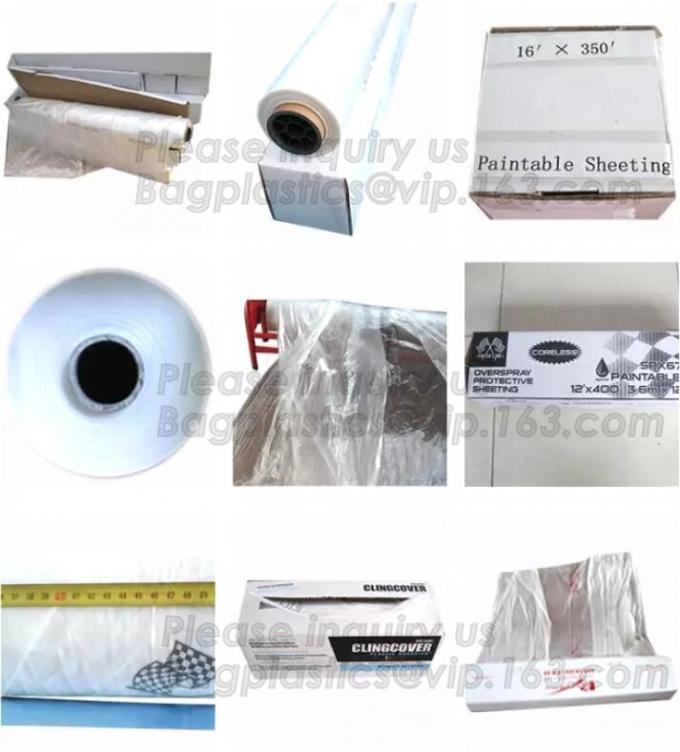 Hdpe Plastic Painter'S Drop Cloth,Disposable Protective Painter Ldpe ...