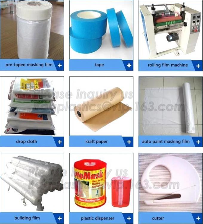 Hdpe Plastic Painter'S Drop Cloth,Disposable Protective Painter Ldpe ...