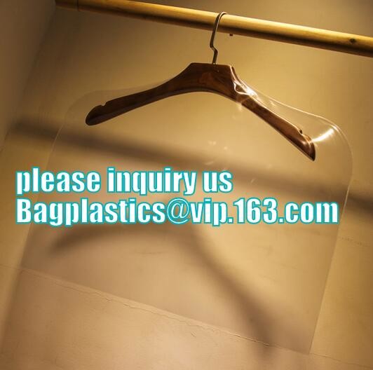 Wholesale Clear Plastic Dry cleaning poly garment bags for packing