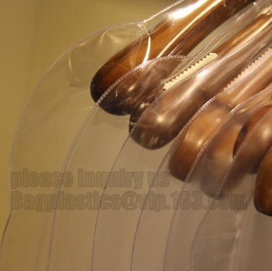 Wholesale Clear Plastic Dry cleaning poly garment bags for packing