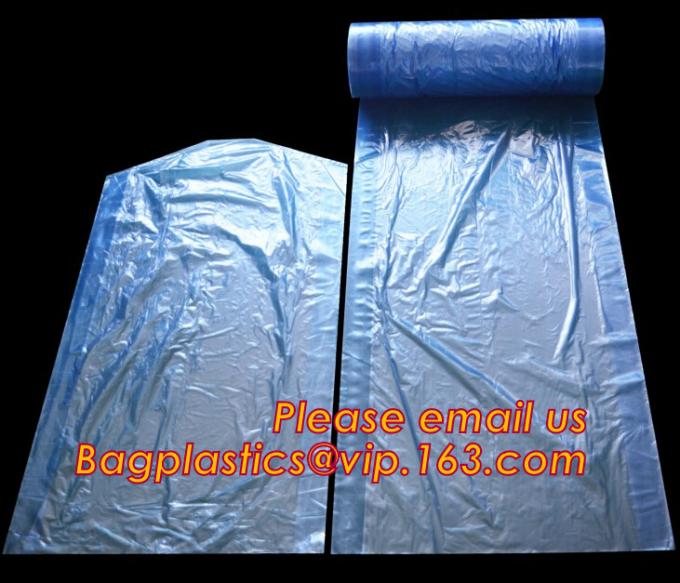 Wholesale Clear Plastic Dry cleaning poly garment bags for packing