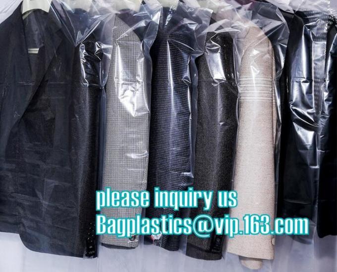 Dry Cleaning Shop Disposable Plastic Laundry Bag Poly Drawstring Bags