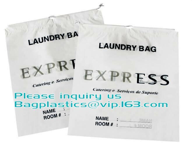 Biodegradable Dry Cleaning Shop Disposable Plastic Laundry Bag Poly