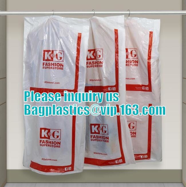 Biodegradable Dry Cleaning Shop Disposable Plastic Laundry Bag Poly