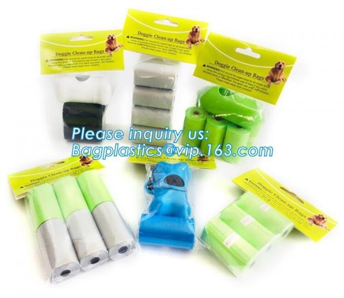 green tie handle scented disposable diaper sacks, Fragrance Box Packed