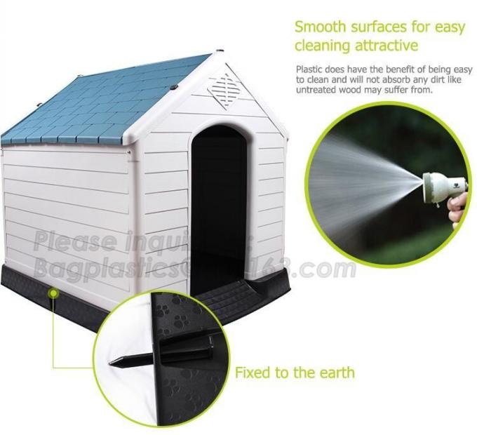 Hot Selling Plastic Dog House Pet House, Easy Assembly Plastic Dog