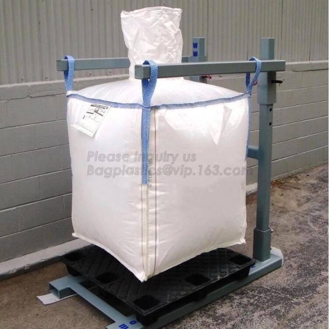 Big Fabric Raw Materials Bulk Bag Polypropylene Woven Sacks 1 Ton Tote