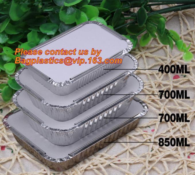 Smooth Wall Colorful Aluminum Foil Bakery Containers Aluminum Baking