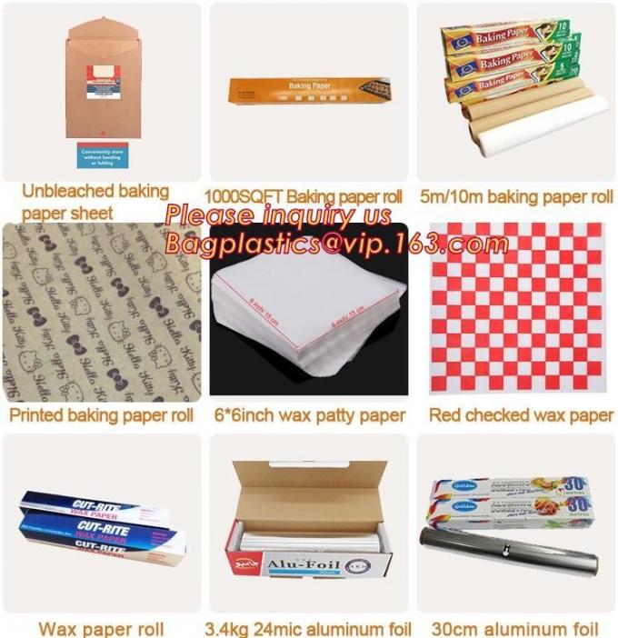 Food Wrapping Use Greaseproof Printed Baking Paper Parchment Paper For
